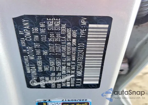 2016 Hyundai Tucson Se z USA, uszkodzony, nr VIN KM8J23A47GU224110